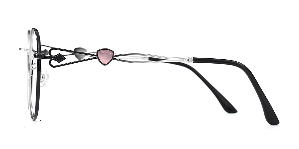 Dana black silver   Metal  Eyeglasses