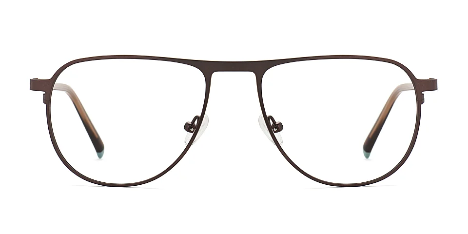 Hamid brown   Metal  Eyeglasses