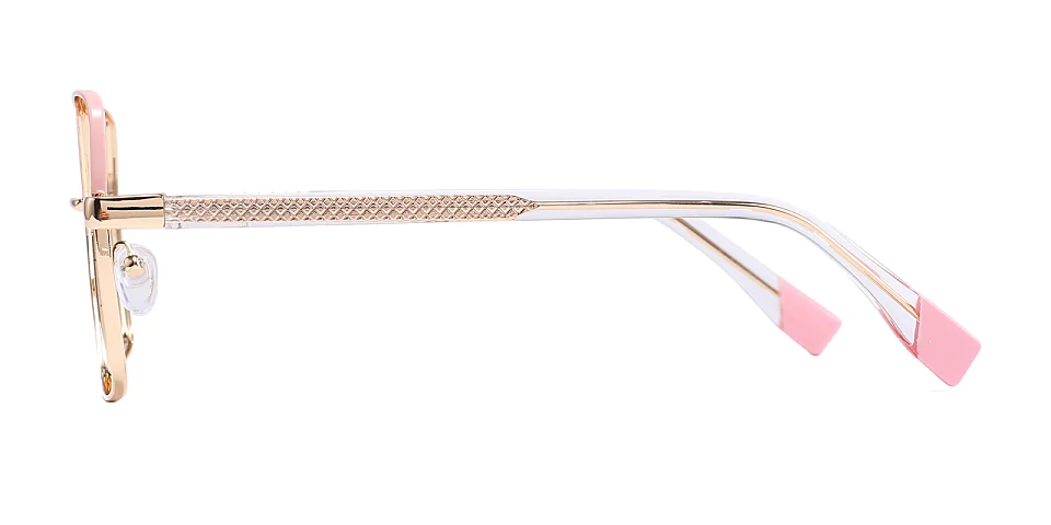 Nannie pink gold   Metal  Eyeglasses