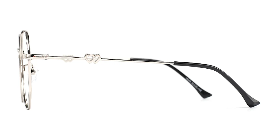 Megan silver   Metal  Eyeglasses