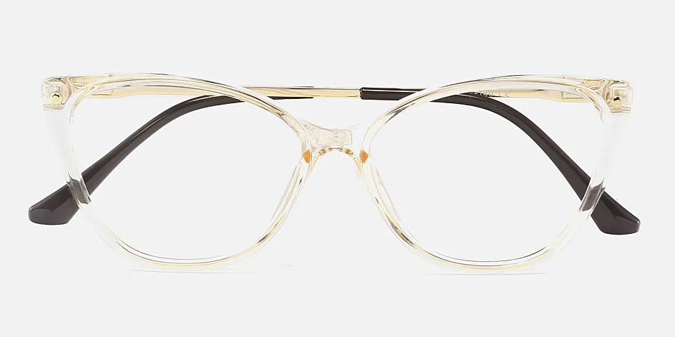 Evetta champagne   Plastic  Eyeglasses