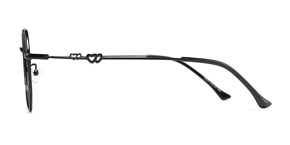 Megan black   Metal  Eyeglasses