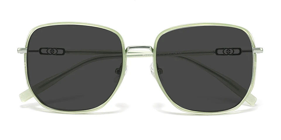 Charlie clear green   Plastic  Sunglasses