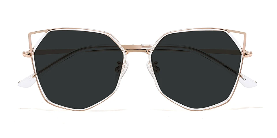 Arya clear   Metal  Sunglasses