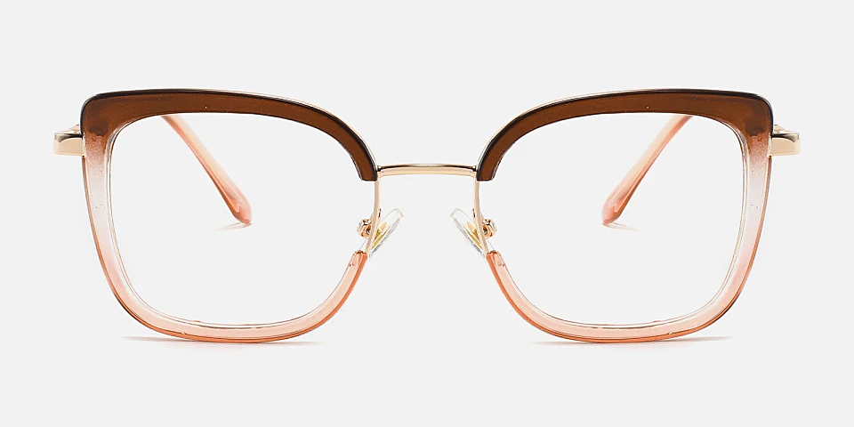 Ffion brown pink   Plastic  Eyeglasses