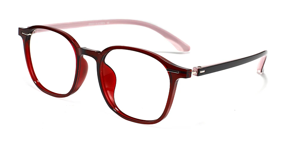 Mango red pink   Plastic  Eyeglasses