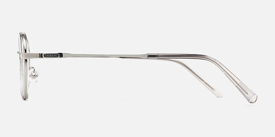 Cliff grey silver   Metal  Eyeglasses