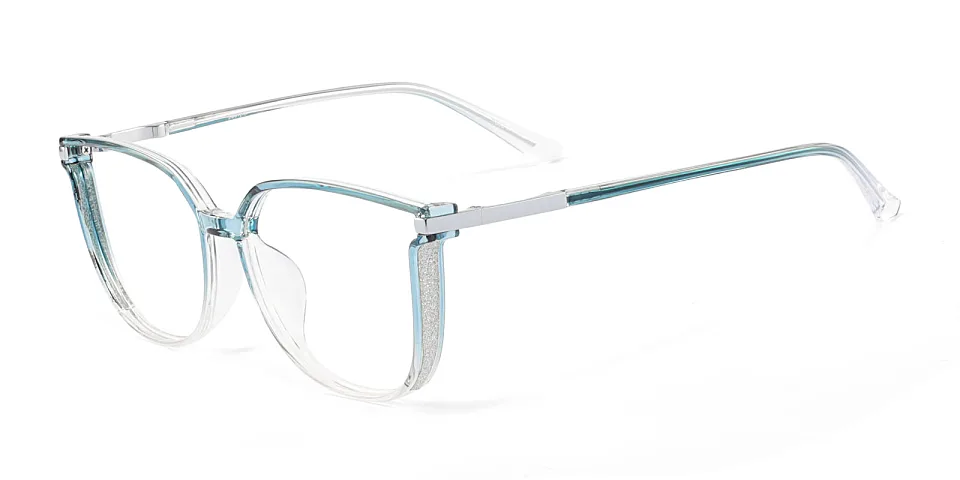 Sissie celadon clear   Plastic  Eyeglasses