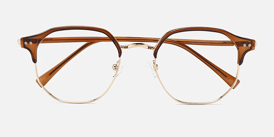 Loki brown rose gold   Plastic  Eyeglasses