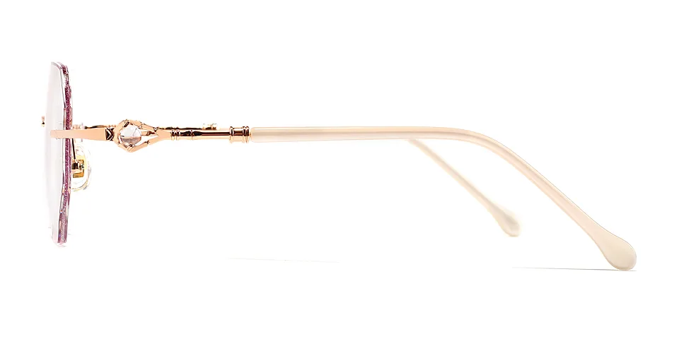 Selene purple pink   Metal  Eyeglasses