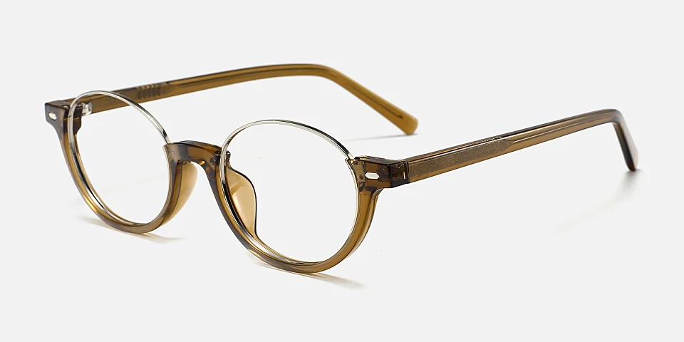 Vespera brown   Plastic  Eyeglasses