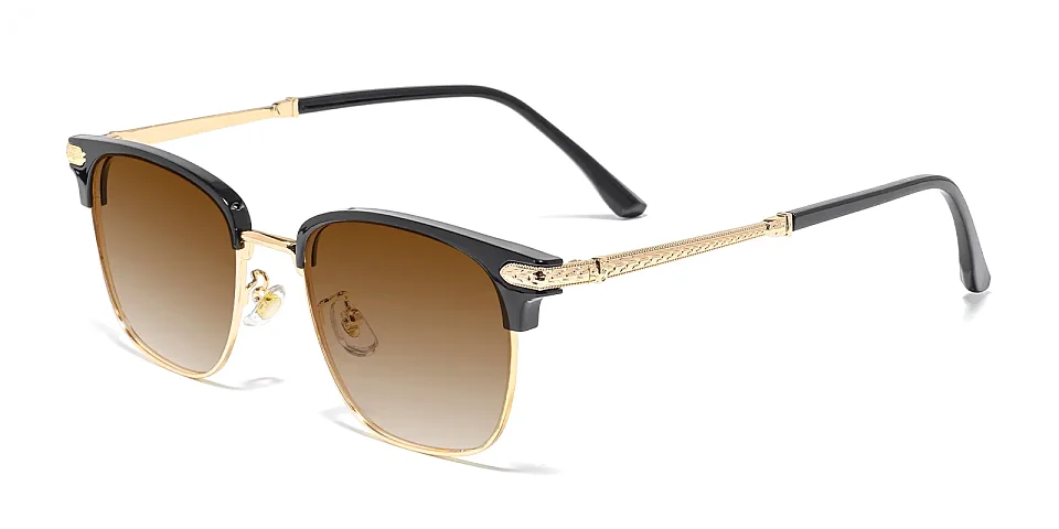 Reiz black gold   Metal  Sunglasses