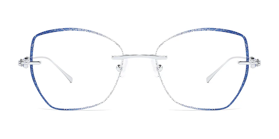 Solaris blue silver   Metal  Eyeglasses