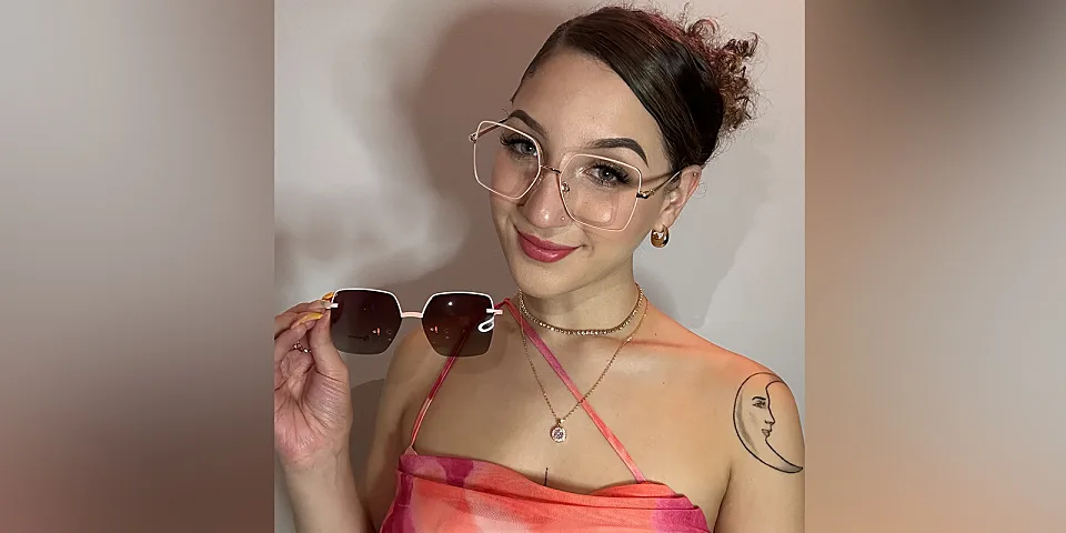 Alona champagne   Metal  Eyeglasses