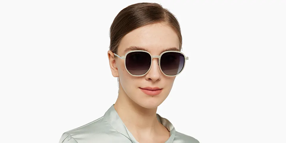 Wensley silver mint green   Metal  Eyeglasses