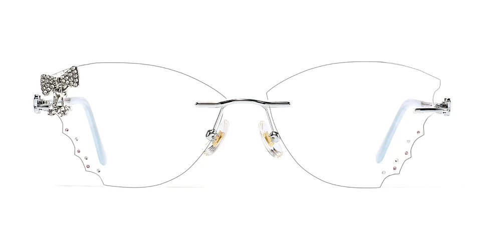 Vanny silver   Metal  Eyeglasses