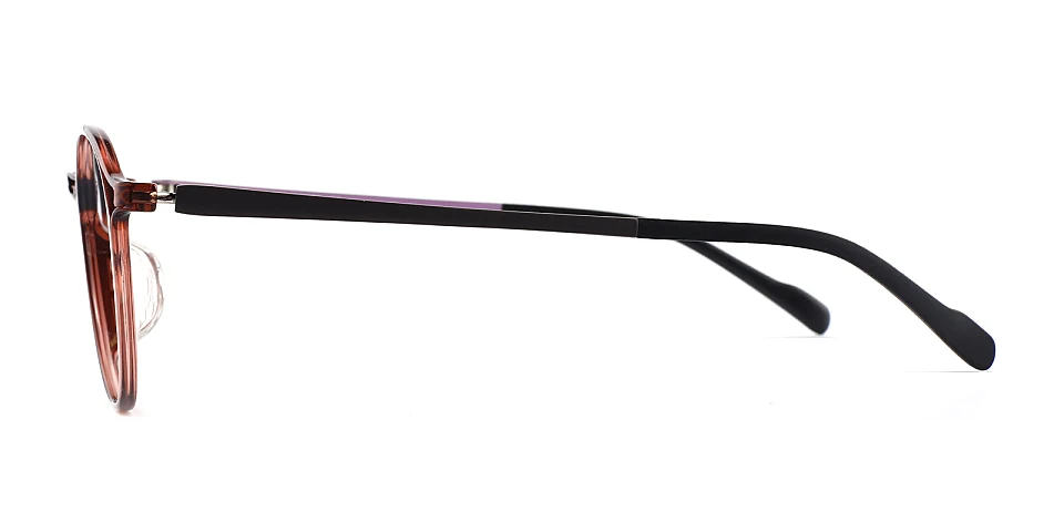 Fleur brown purple   Plastic  Eyeglasses