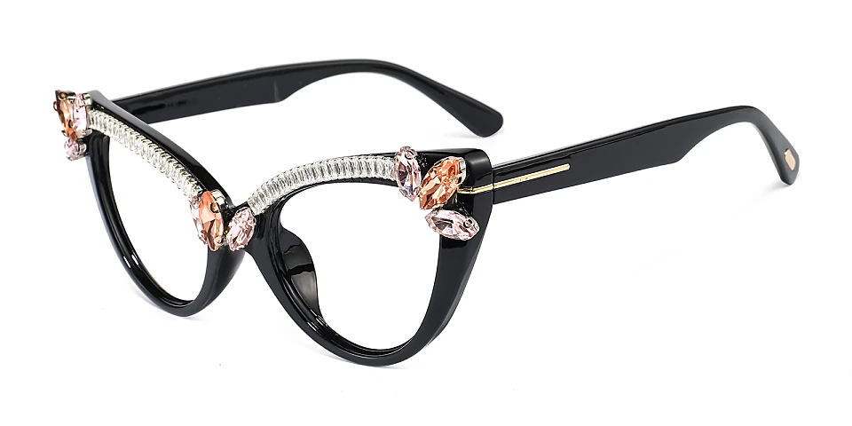 Scarlette black   Plastic  Eyeglasses