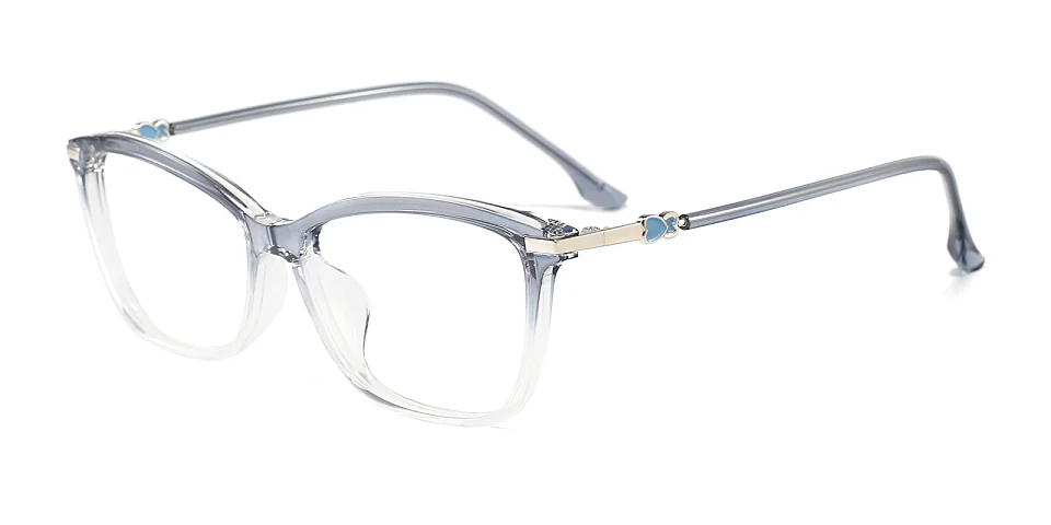 Leif blue clear   Plastic  Eyeglasses