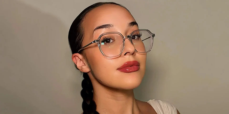 Katelin clear   Plastic  Eyeglasses