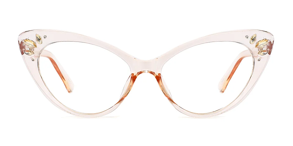 Natasha champagne   Plastic  Eyeglasses