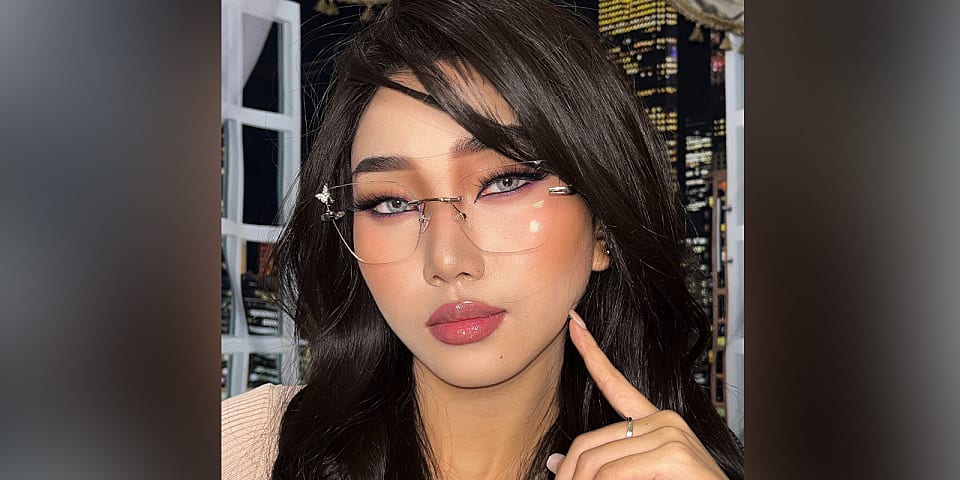 Runa rose gold   Metal  Eyeglasses