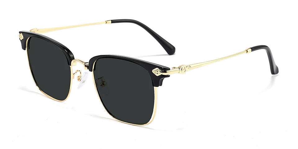 Emeka black gold   Metal  Sunglasses