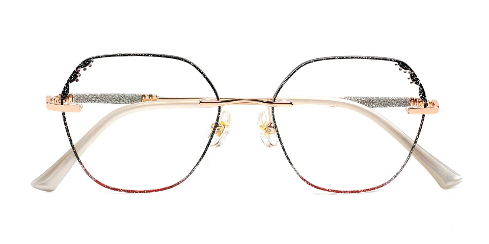 Laec black pink   Metal  Eyeglasses