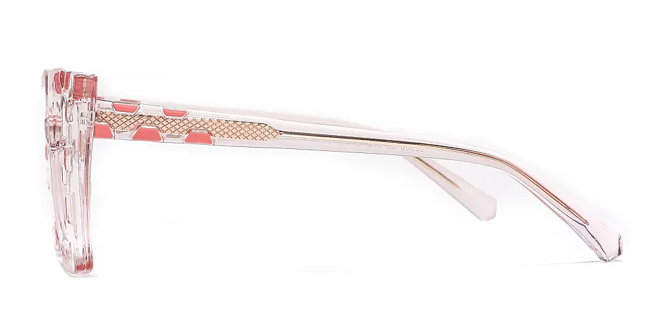 Anci clear pink   Plastic  Eyeglasses