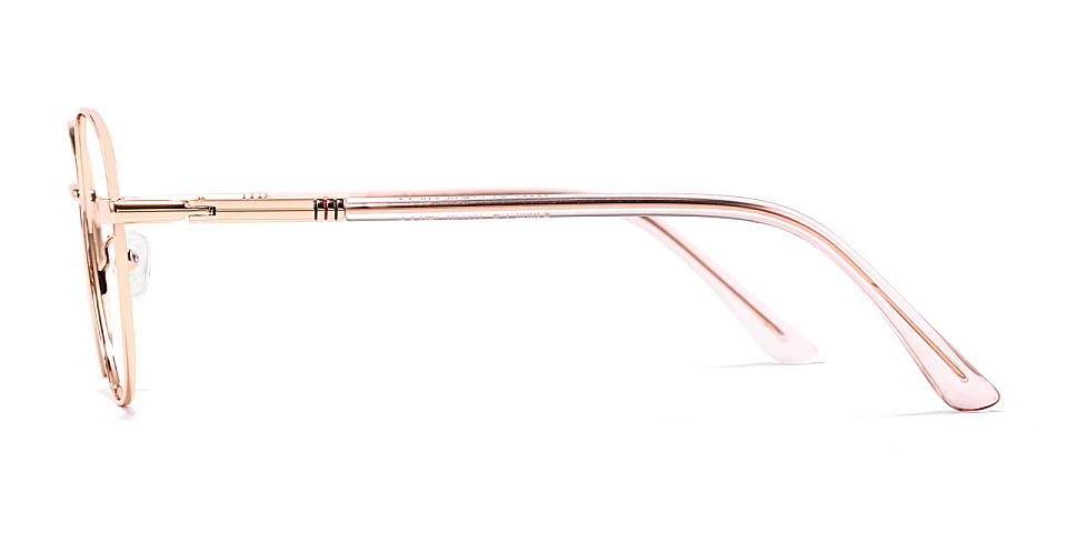Muriel rose gold   Metal  Eyeglasses