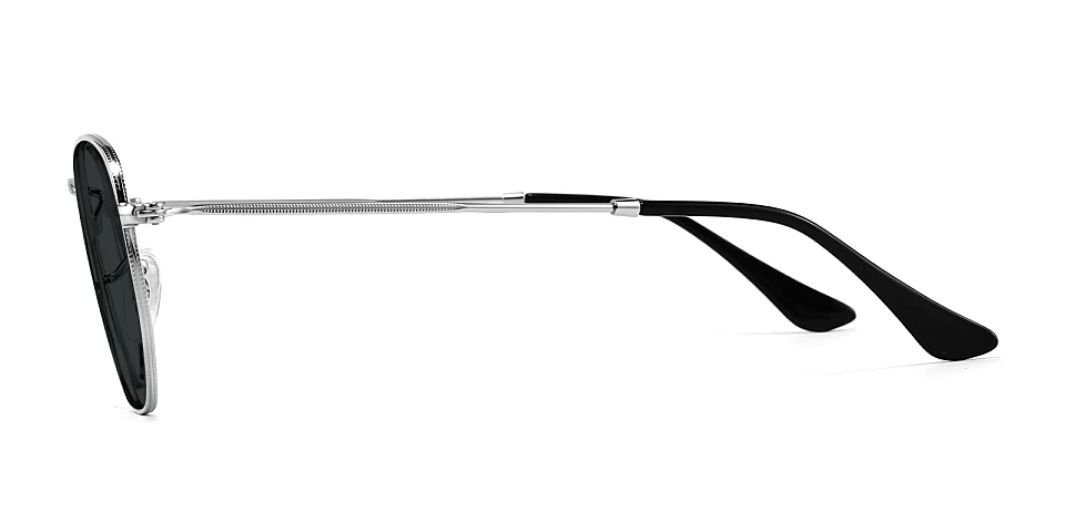 Aidan silver   Metal  Sunglasses