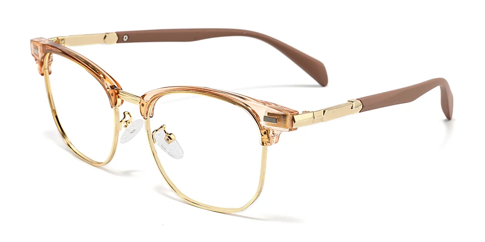 Caitin brown   Metal  Eyeglasses