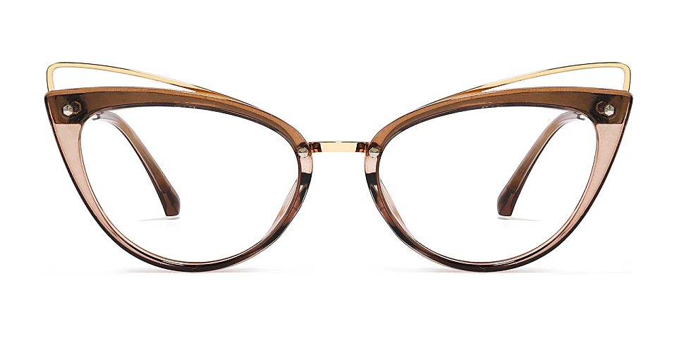 Parcae brown   Plastic  Eyeglasses