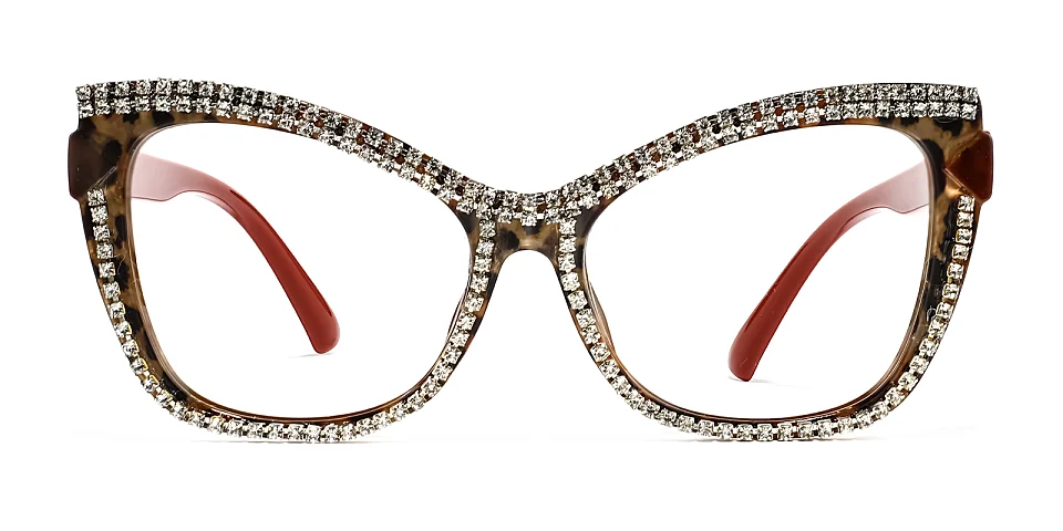 Seraphina red   Plastic  Eyeglasses