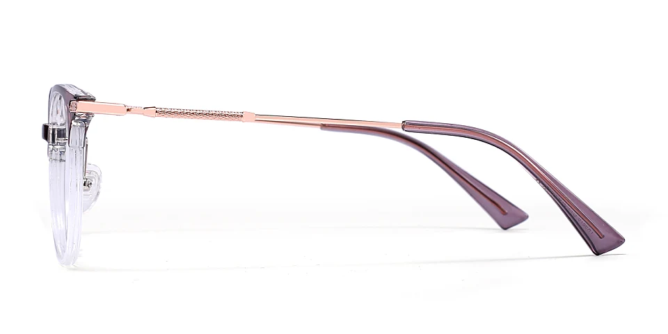 Koy purple clear   Plastic  Eyeglasses