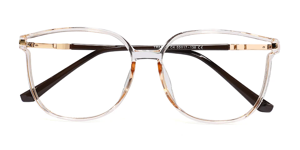 Aysun clear champagne   Plastic  Eyeglasses