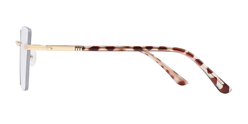 Jesse gold petal tortoise   Metal  Eyeglasses