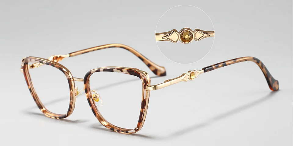 Niamh warm tortoise   Plastic  Eyeglasses