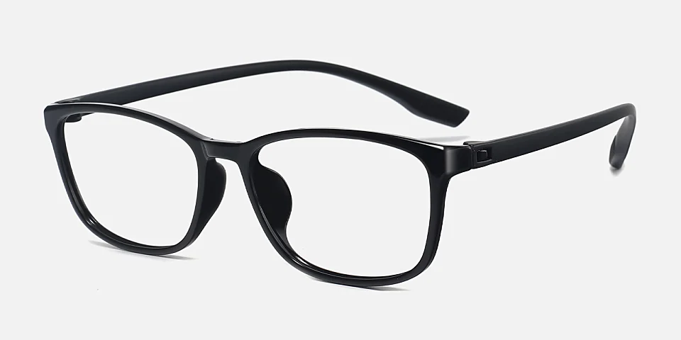 Leigh black   Plastic  Eyeglasses
