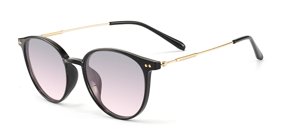 Leona black   Plastic  Sunglasses