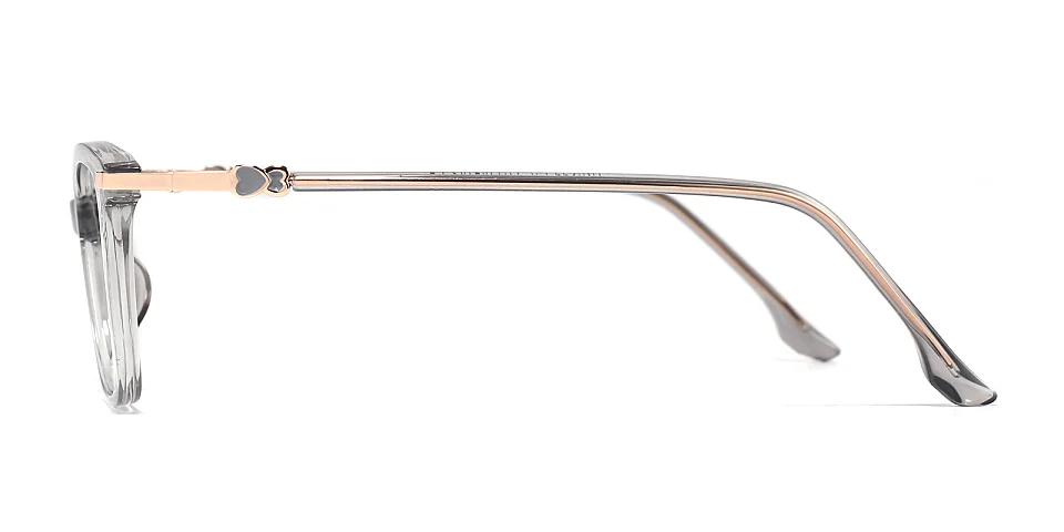 Leif grey   Plastic  Eyeglasses