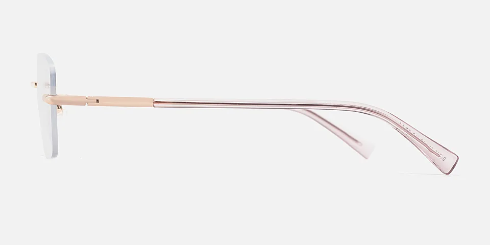 Signy rose gold lavender   Metal  Eyeglasses