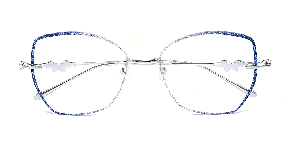 Solaris blue silver   Metal  Eyeglasses