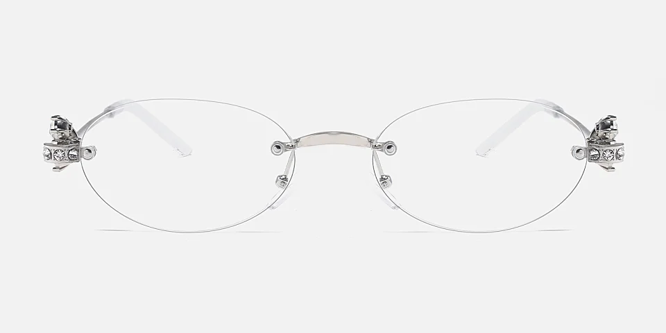 Anika silver   Metal  Eyeglasses