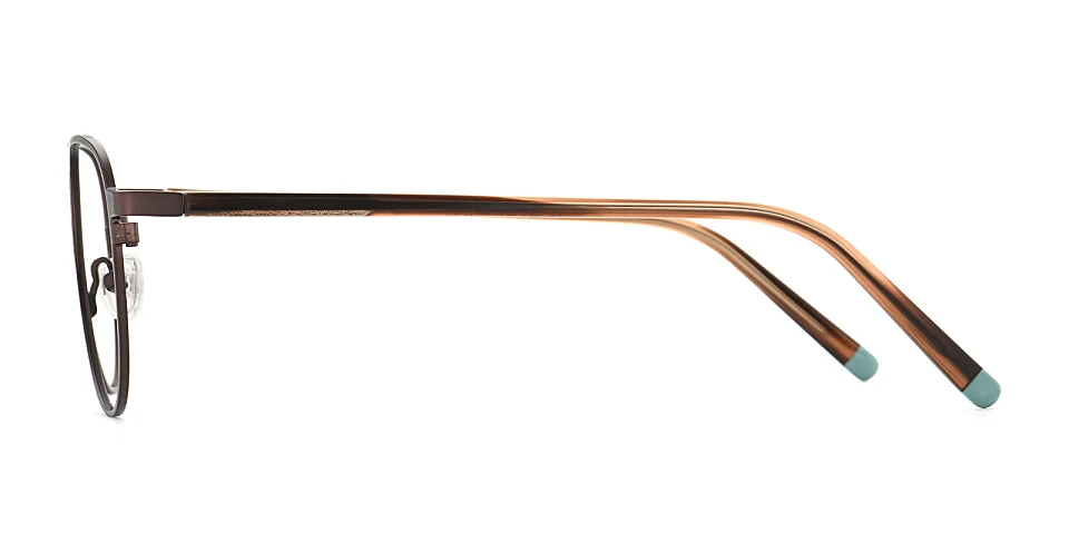 Hamid brown   Metal  Eyeglasses