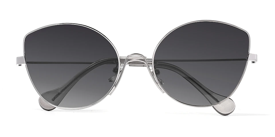 Joey silver grey   Metal  Sunglasses