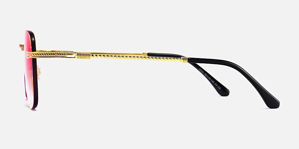 Saskia mirrored pink   Metal  Sunglasses