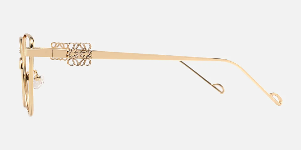 Alder gold   Metal  Eyeglasses