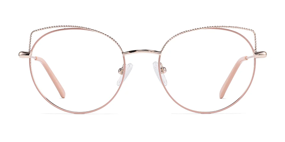 Jelley pink gold   Metal  Eyeglasses