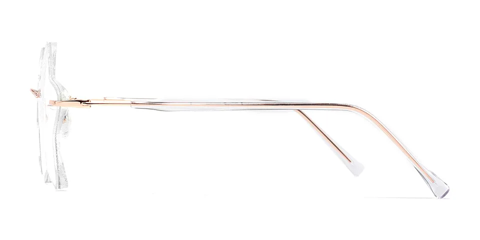 5 Stars silver   Metal  Eyeglasses